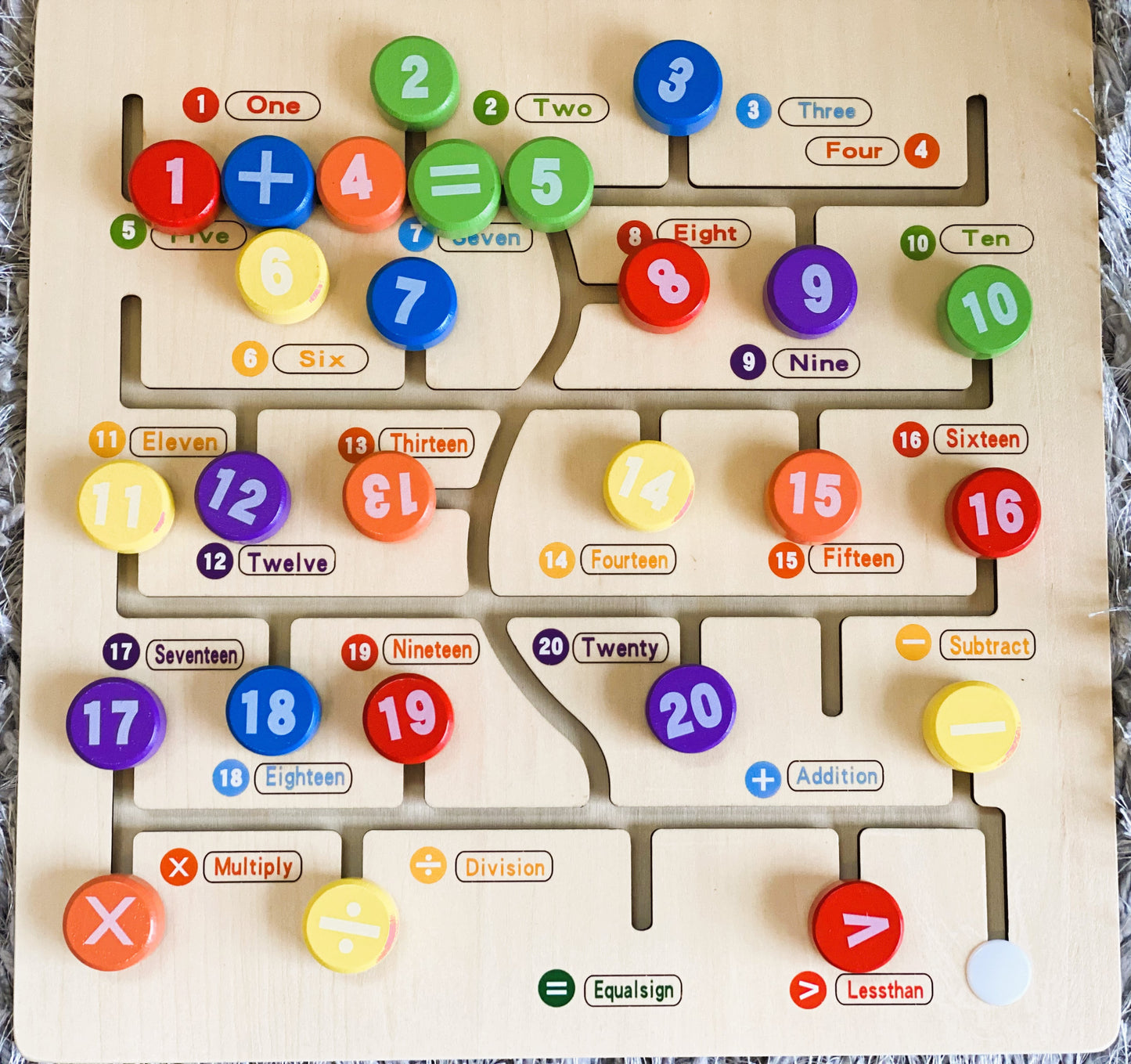 Numbers Learning Board