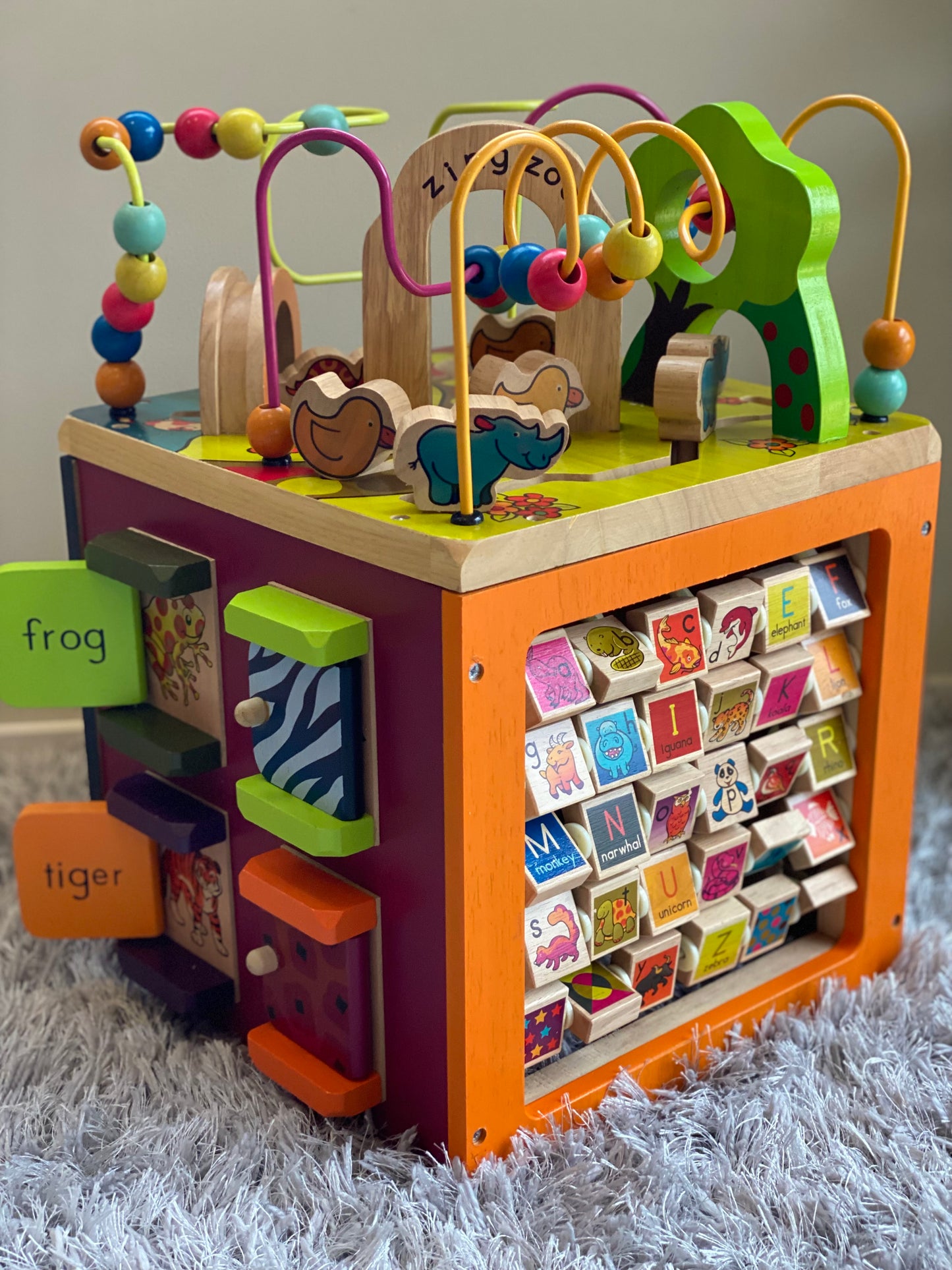 Zoo Activity Cube